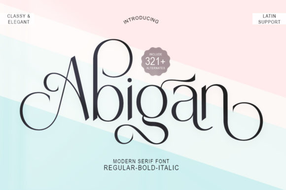 Abigan Font: A Beautiful Typeface for Digital Branding
