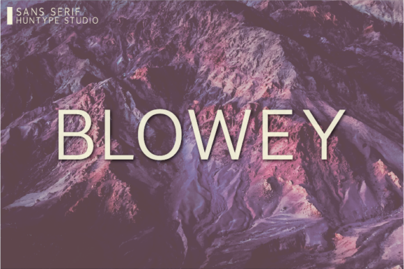 Blowey: A Versatile Sans Serif Font for Craft Projects