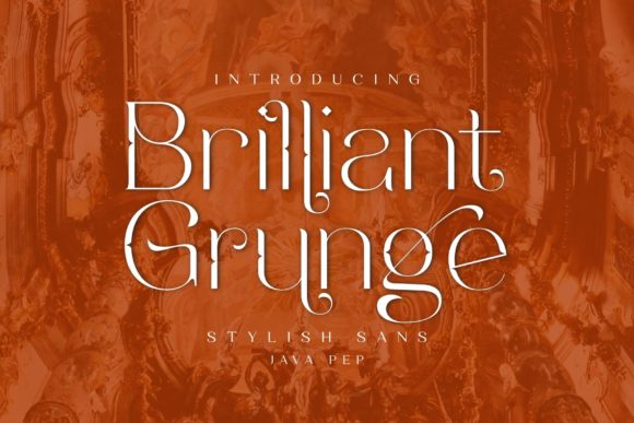 Brilliant Grunge: A Serif Font for Crafters and Creative Businesses