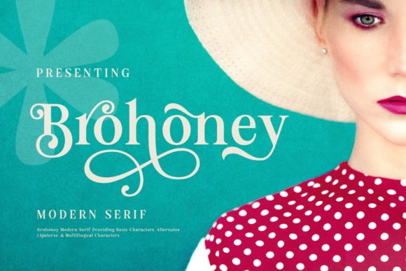 Brohoney Font: A Delicate Serif for Beautiful Craft Projects