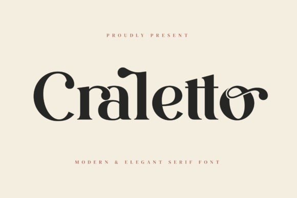 Craletto Font: A Timeless Typeface for Creative Makers
