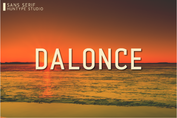Dalonce Font: A Minimalist Typeface for Digital Design