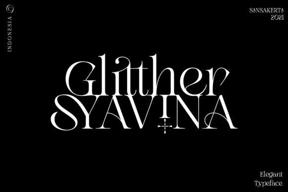 Glitther Syavina: A Premium Serif Typeface for Editorial Elegance