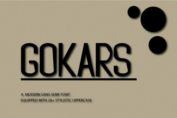Gokars: A Minimal Typeface for Maximum Digital Impact