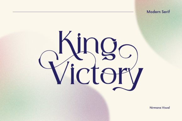 King Victory: A Serif Font for Editorial Elegance