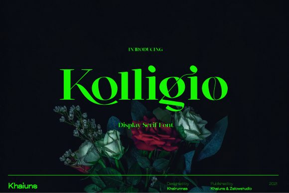 Kolligio: A Serif Font for Editorial Elegance