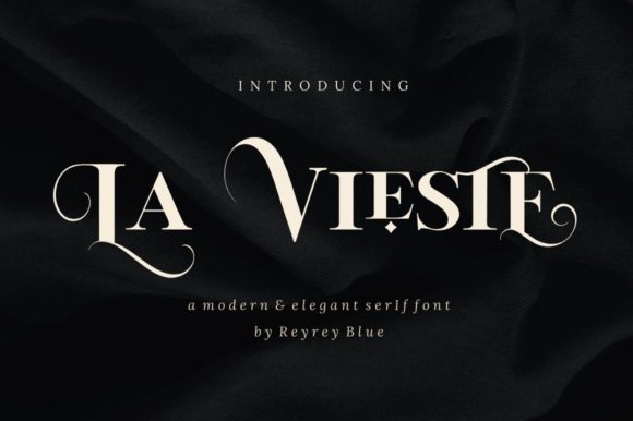 La Vieste: A Serif Typeface for Crafters and Creative Sellers