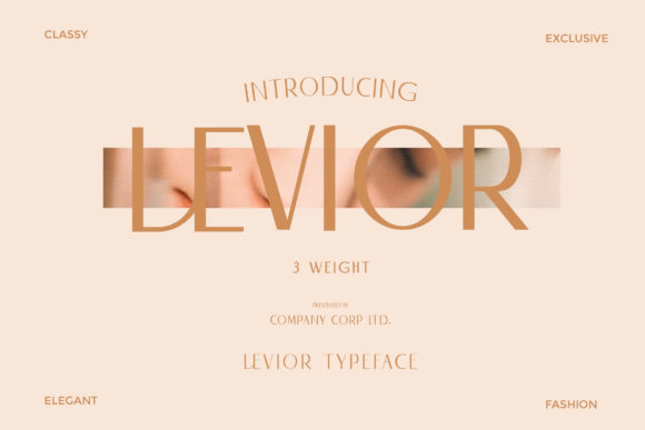 Levior Font: A Modern Typeface for Strong Web Design