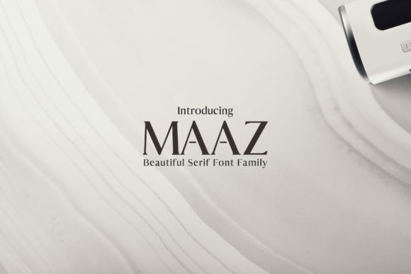 Maaz Family: A Serene Serif Font for Editorial Design