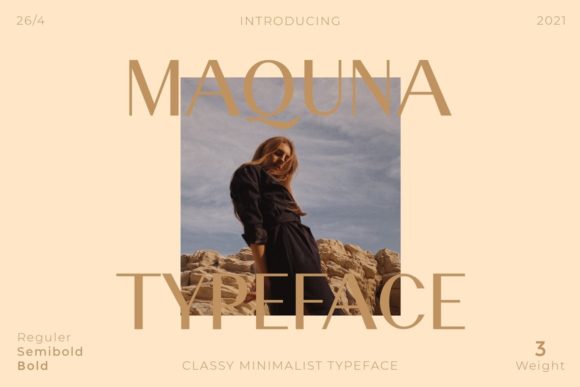 Maquna Font: A Modern Sans Serif for Craft Creators