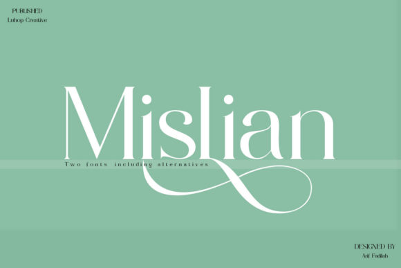 Mislian: A Stylish Serif Typeface for Modern Web Design