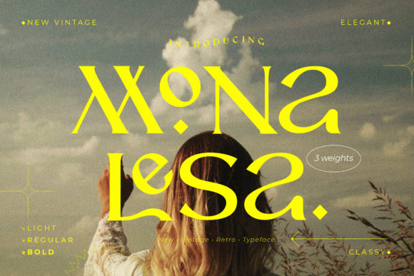 Monalesa Font: A Serif Typeface for Editorial Elegance