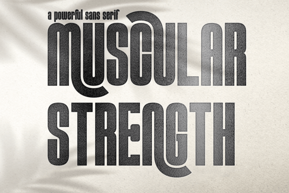 Muscular Strength Font: Power Up Your Campaign Typography