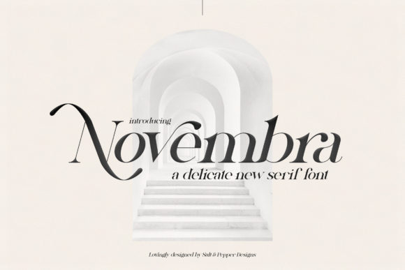 Novembra Font: A Web Designer’s Take on Luxury Typography