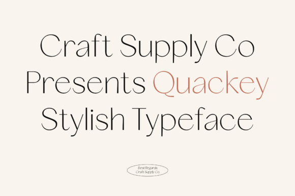 Quackey: A Playful Font with Professional Potential