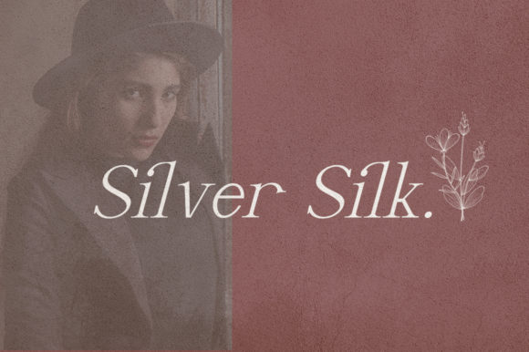 Silver Silk Typeface for Memorable Marketing Designs
