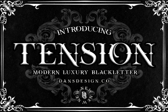 Tension Font: Crafting Impactful Campaigns with a Bold Typeface