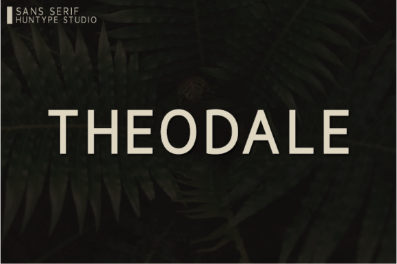 Theodale Typeface: A Versatile Sans Serif for Real-World Branding