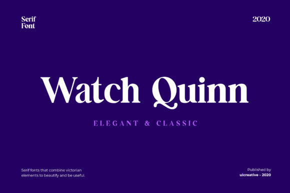 Watch Quinn: A Timeless Typeface for Web Design