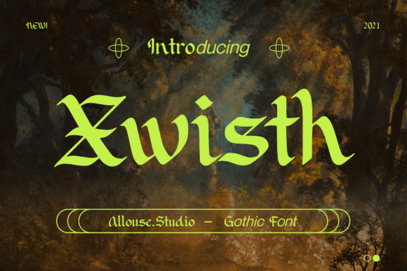 Xwisth Font: A Blackletter Typeface for Digital Designers